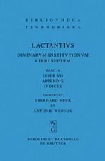 Liber VII - Lucius Caelius Firmianus Lactantius