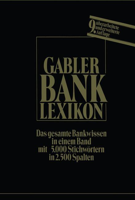 Bank-Lexikon - Löffelholz, Josef