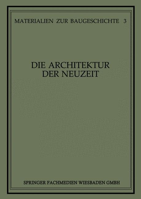 Die Architektur der Neuzeit - Grassnick, Martin|Hofrichter, Hartmut