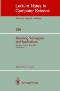 Rewriting Techniques and Applications - Lescanne, Pierre