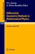 Differential Geometric Methods in Mathematical Physics - Garcia, Pedro L.|Perez-Rendon, Antonio