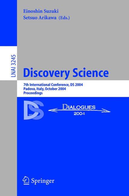 Discovery Science - Suzuki, Einoshin|Arikawa, Setsuo