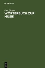 Woerterbuch zur Musik / Dictionnaire de la terminologie musicale - Plasger, Uwe