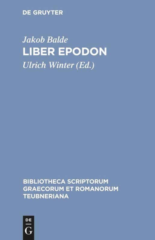 Liber Epodon - Balde, Jakob