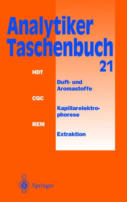 Analytiker-Taschenbuch - Helmut Günzler|A. Müfit Bahadir|Klaus Danzer|Werner Engewald|Wilhelm Fresenius|Rudolf Galensa|Walter Huber|Michael Linscheid|Georg Schwedt|Günter Tölg|I. Lüderwald|H. Wisser