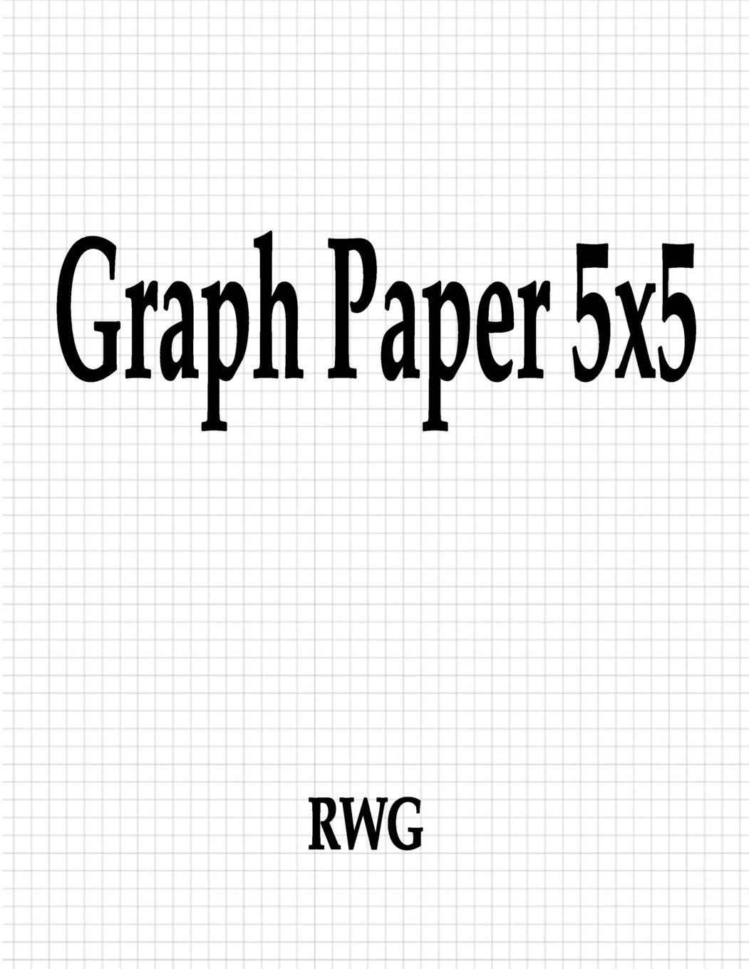 Graph Paper 5x5 - Rwg