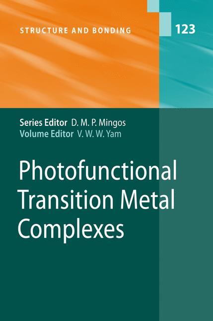 Photofunctional Transition Metal Complexes - Yam, Vivian W. W.