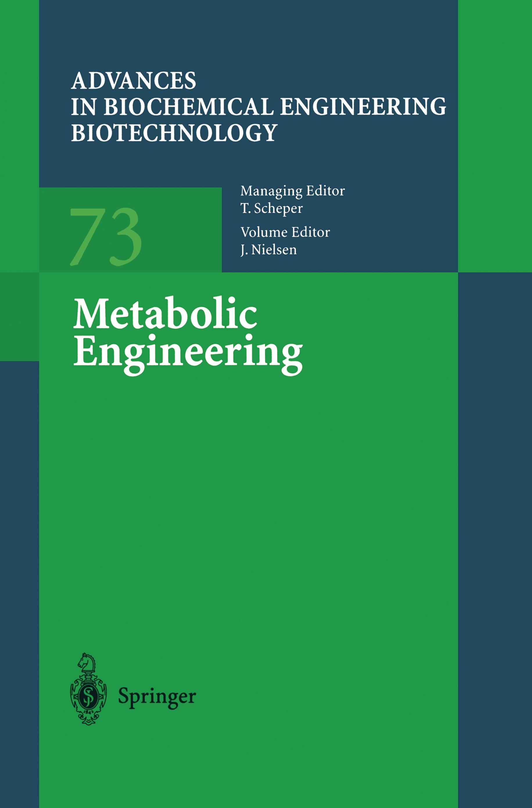 Metabolic Engineering - Nielsen, Jens