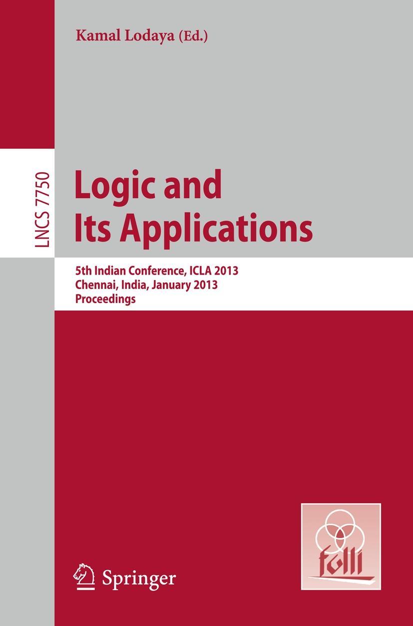 Logic and Its Applications - Lodaya, Kamal