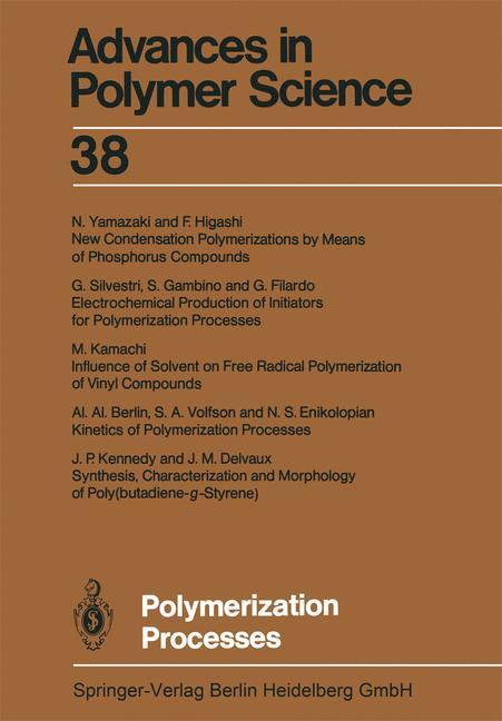 Polymerization Processes - Al. Al. Berlin|J. M. Delvaux|N. S. Eniklopian|G. Filardo|S. Gambino|F. Higashi|M. Kamachi|J. P. Kennedy|G. Silvestri|S. A. Volfson|N. Yamazaki