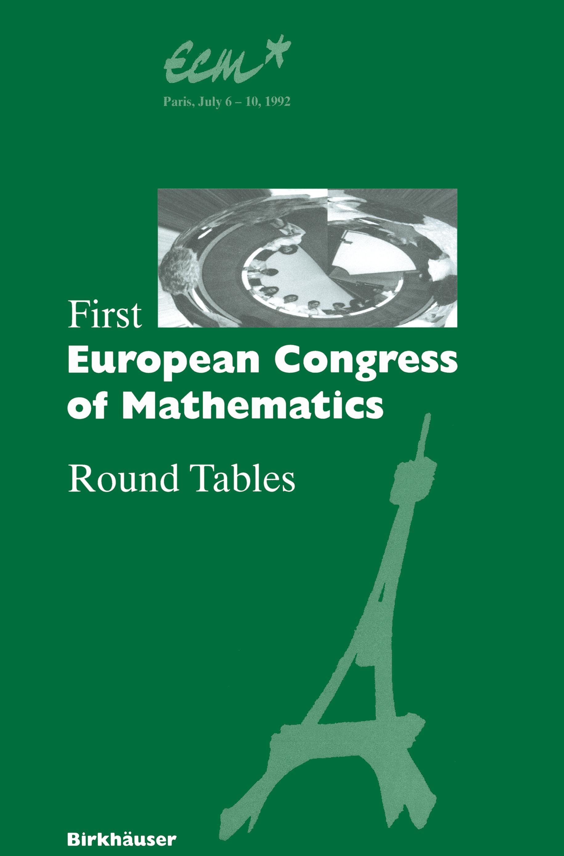 First European Congress of Mathematics - Joseph, Anthony|Mignot, Fulbert|Murat, Francois