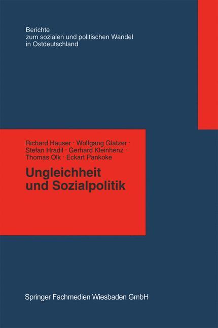 Ungleichheit und Sozialpolitik - Richard Hauser