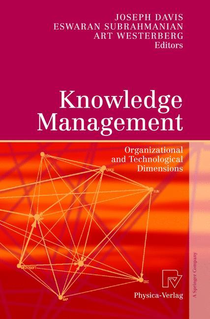 Knowledge Management - Davis, Joseph|Subrahmanian, Eswaran|Westerberg, Art