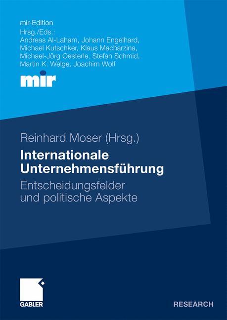 Internationale UnternehmensfÃƒÂ¼hrung - Moser, Reinhard