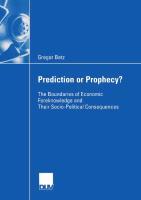 Prediction or Prophecy? - Gregor Betz