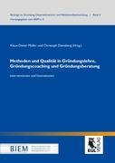 Methoden und Qualität in Gründungslehre Gründungscoaching und Gründungsberatung