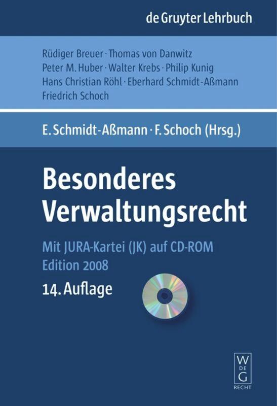 Besonderes Verwaltungsrecht - Schmidt-Aßmann, Eberhard|Schoch, Friedrich|Breuer, Rüdiger|Danwitz, Thomas von|Huber, Peter M.