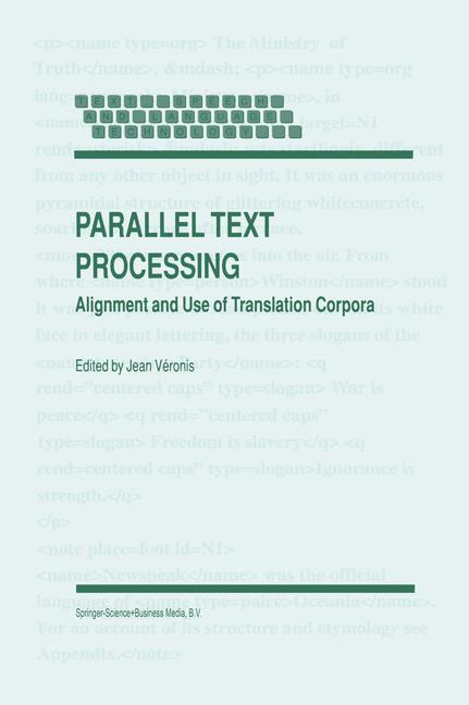 Parallel Text Processing - Véronis, Jean