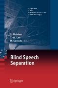 Blind Speech Separation - Makino, Shoji|Lee, Te-Won|Sawada, Hiroshi