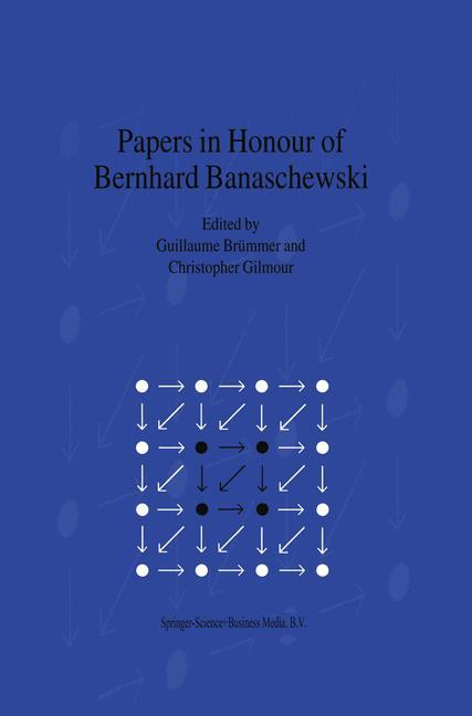 Papers in Honour of Bernhard Banaschewski - BrÃ¼mmer, Guillaume|Gilmour, Christopher