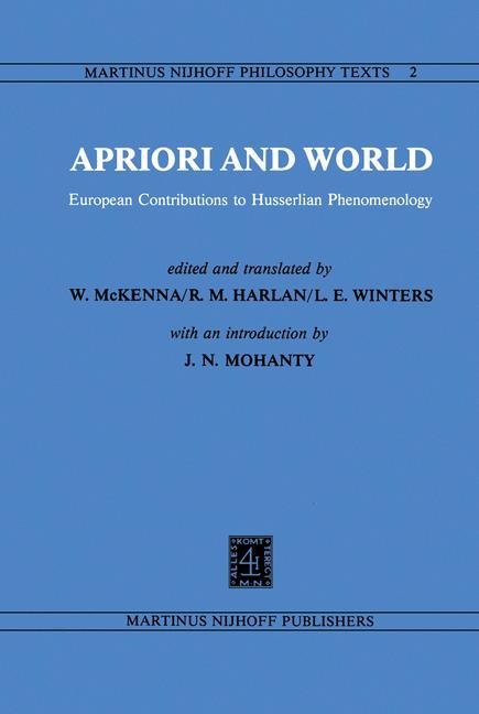 Apriori and World - Mckenna, W.|Harlan, R. M.|Winters, L. E.|Mohanty, J. N.