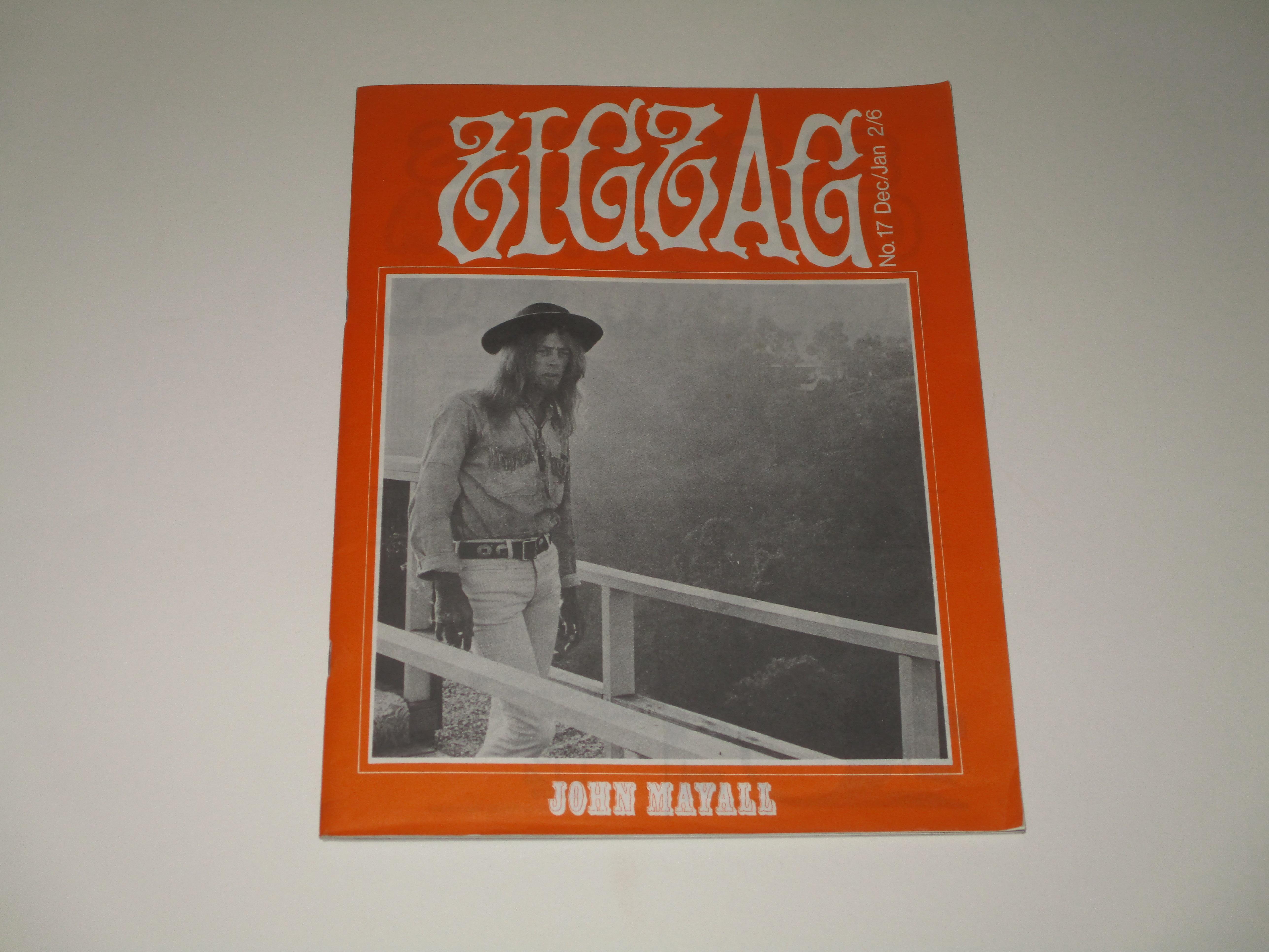 1970 ZigZag Magazine: John Mayall Cover - Iggy and the Stooges - Ramblin Jack at the Round House - Talking with Raja Ram - Wild Angels - Mark Almond