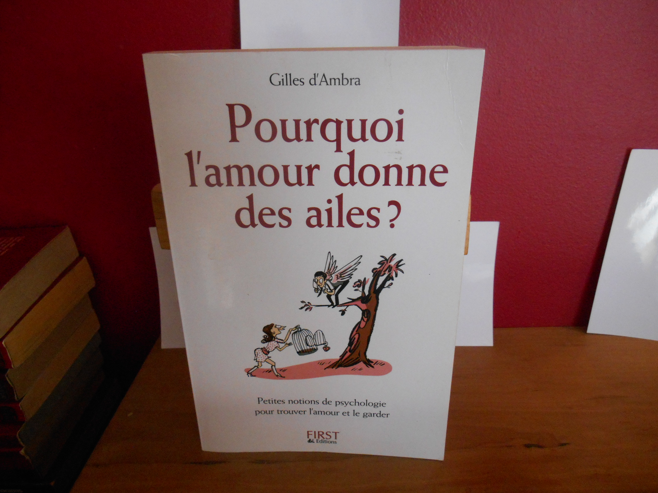 Pourquoi L Amour Donne Des Ailes Petites Notions De Psychologie Pour Trouver L Amour Et Le Garder By Gilles D Ambra Bonne Condition Couverture Souple 07 La Bouquinerie A Dede