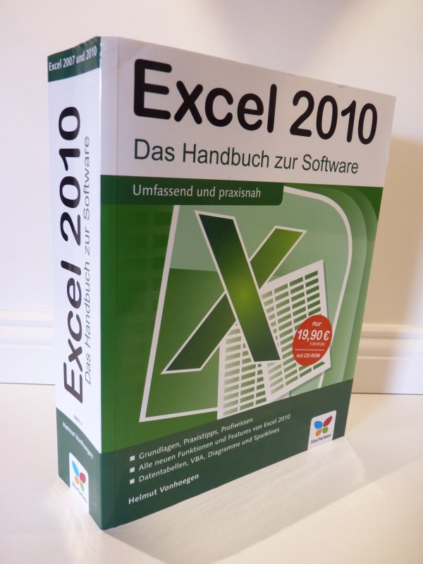 Excel 2010 - Das Handbuch zur Software - Mit CD-Rom - Vonhoegen, Helmut