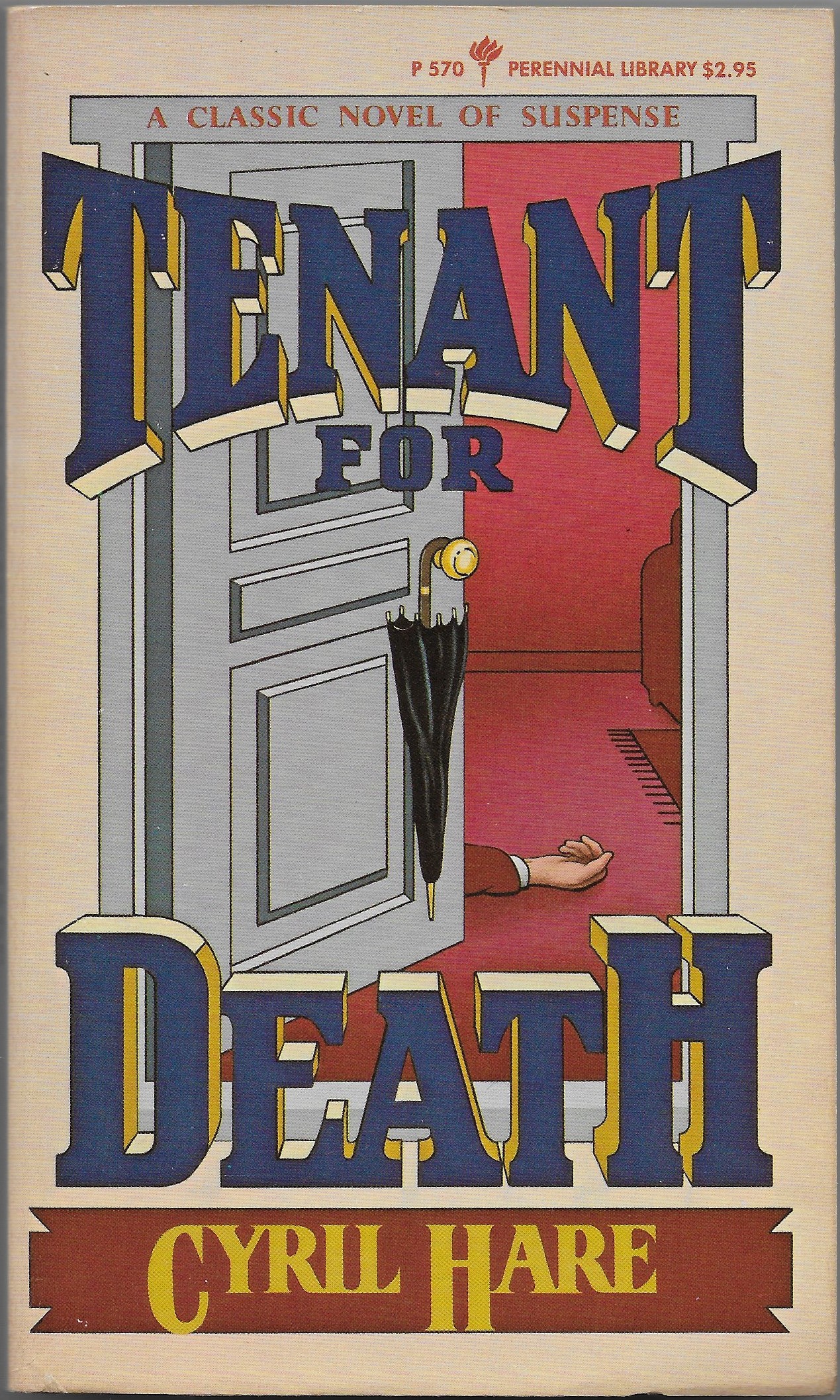 Tenant for Death by Cyril Hare: Near Fine Mass Market Paperback (1982 ...