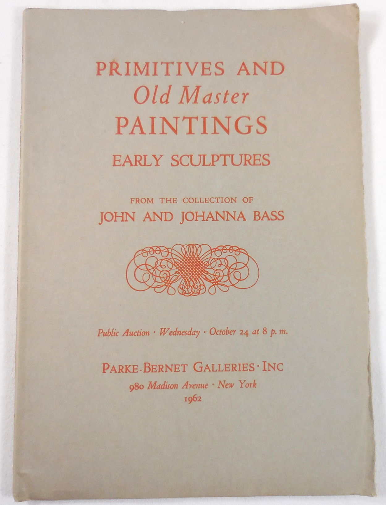 Primitives and Old Master Paintings, Early Sculptures. Collection of