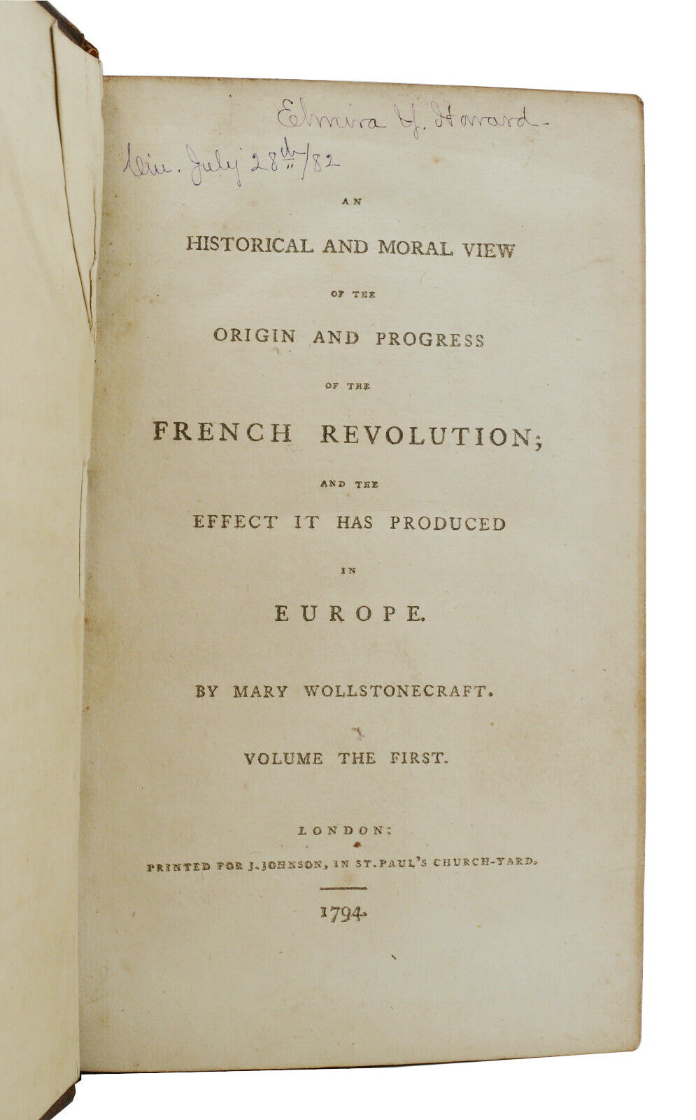 An Historical and Moral View of the Origin and Progress of the French ...