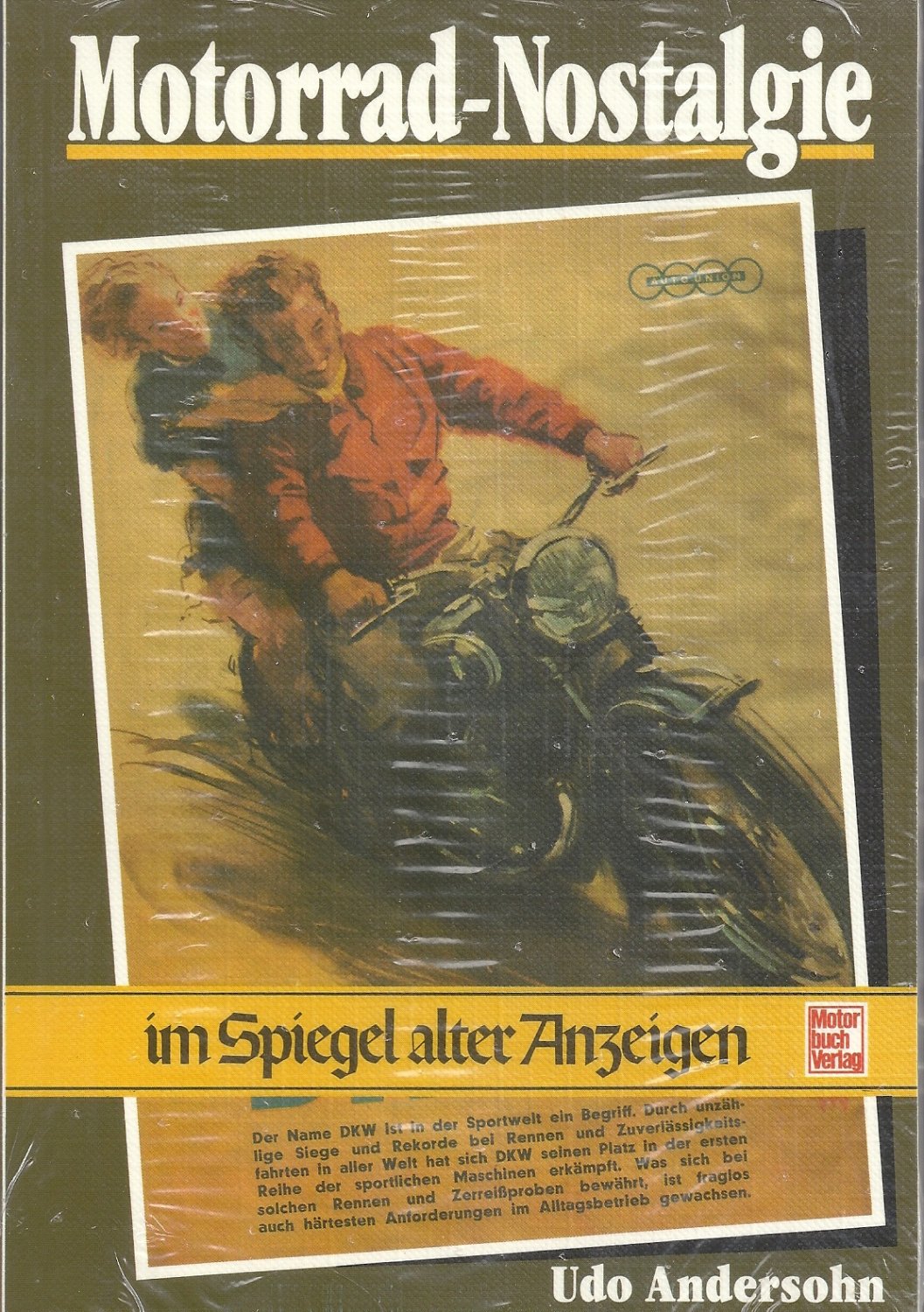 Motorrad-Nostalgie im Spiegel alter Anzeigen; Mit zahlreichen Abbildungen - Andersohn,Udo