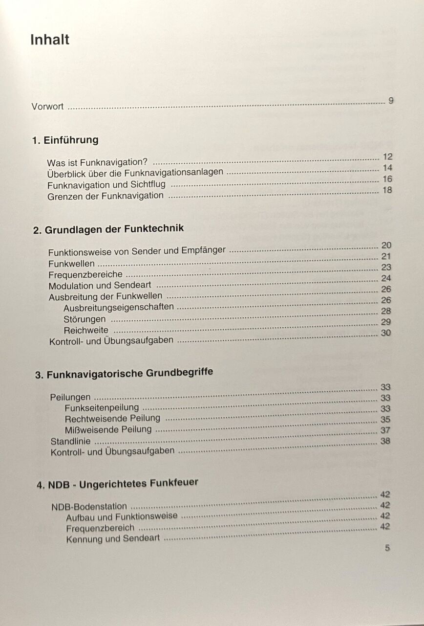 Funknavigation - pirvatpiloten bibliothek 3 - Mies Jürgen