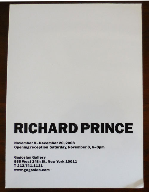 RICHARD PRINCE — HWV