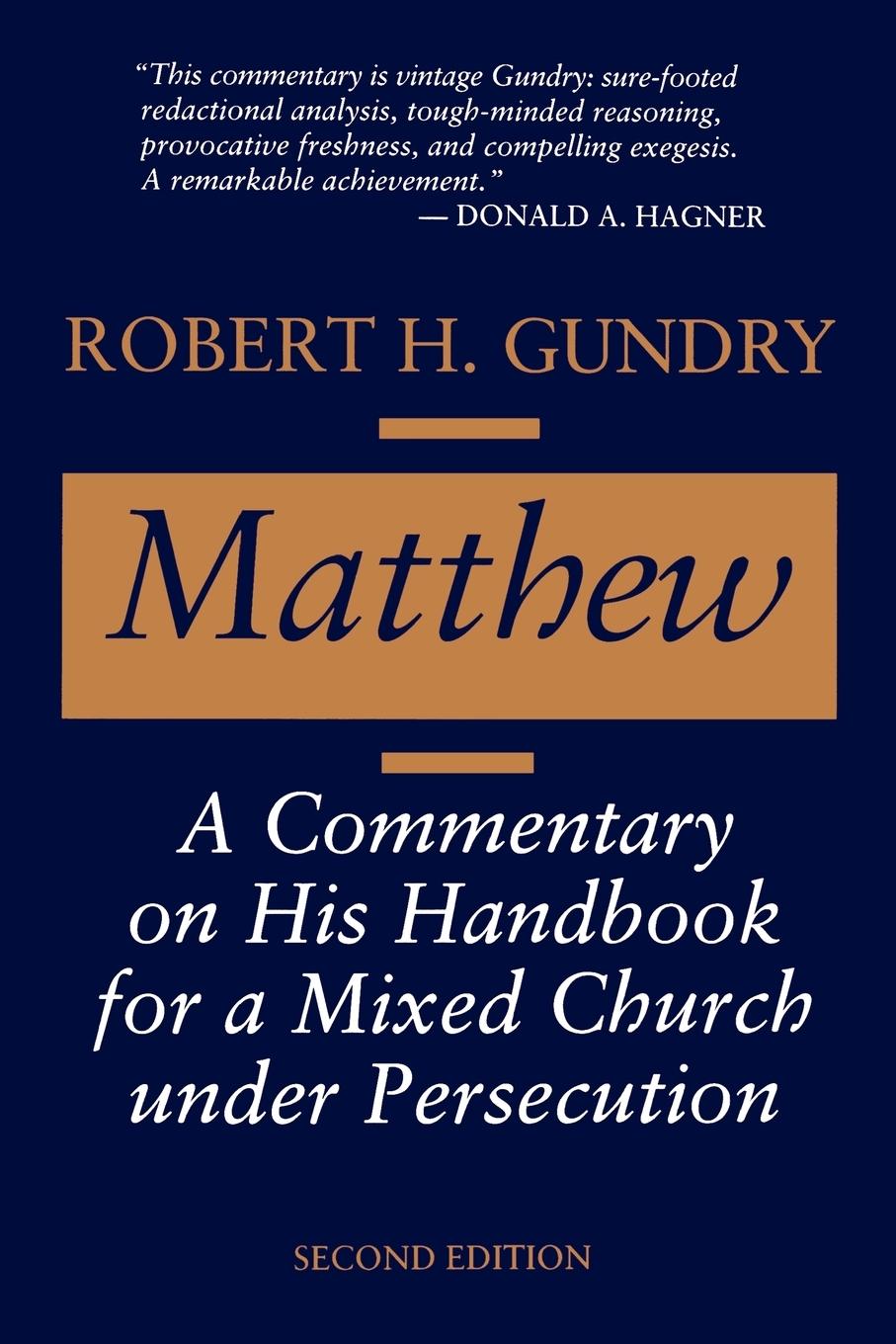 Matthew - Gundry, Robert Horton