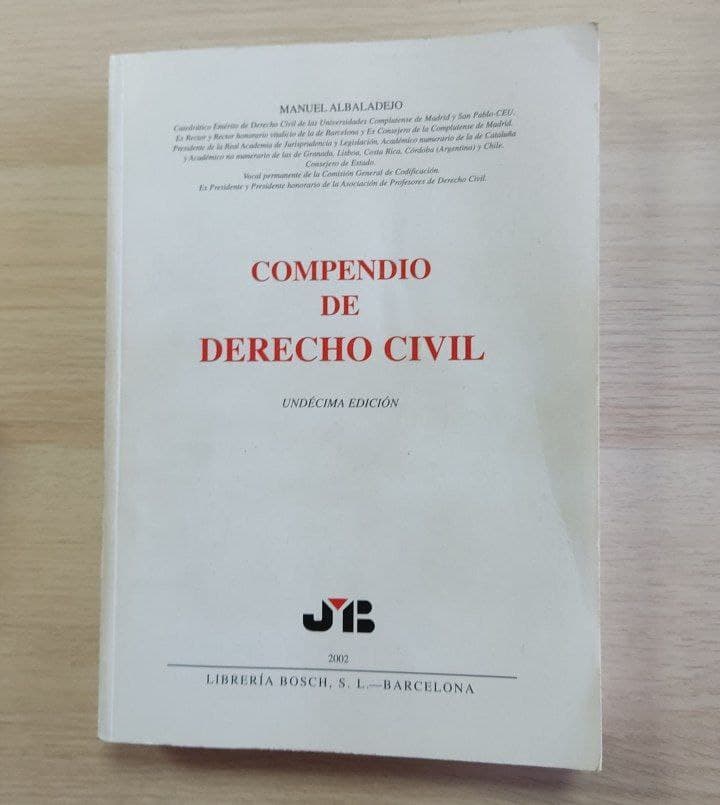 COMPENDIO DE DERECHO CIVIL - Manuel Albadalejo