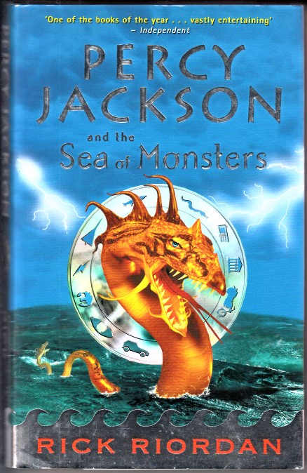 percy jackson sea of monsters book with pen