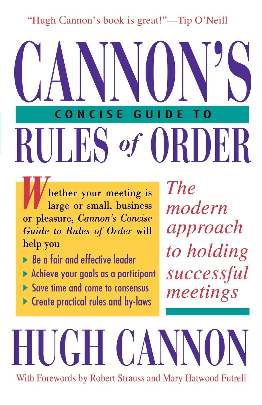 Cannon\\ s Concise Guide to Rules of Orde - Cannon, Hugh
