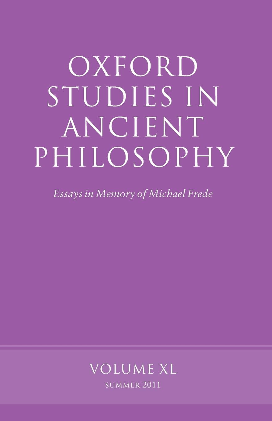 OXF STUDIES ANCIENT PHILOSOPHY VOL 40 P - Allen, Emilsson Mann Morison