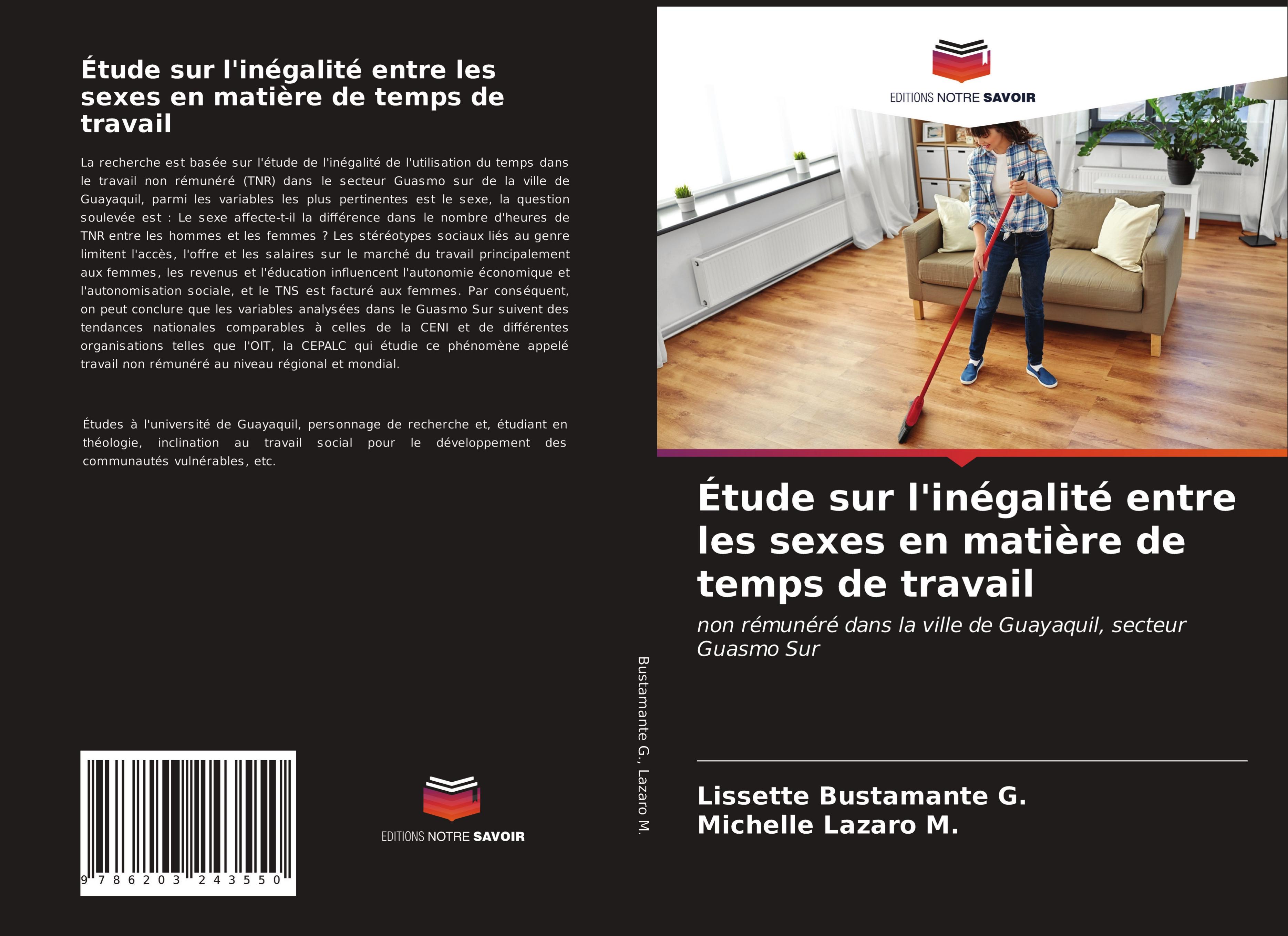 Étude sur l\\ inégalité entre les sexes en matière de temps de travail - Bustamante G., Lissette|Lazaro M., Michelle