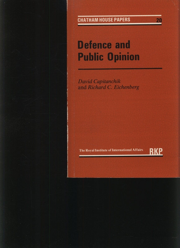 Defence and public opinion - Capitanchik, David B.