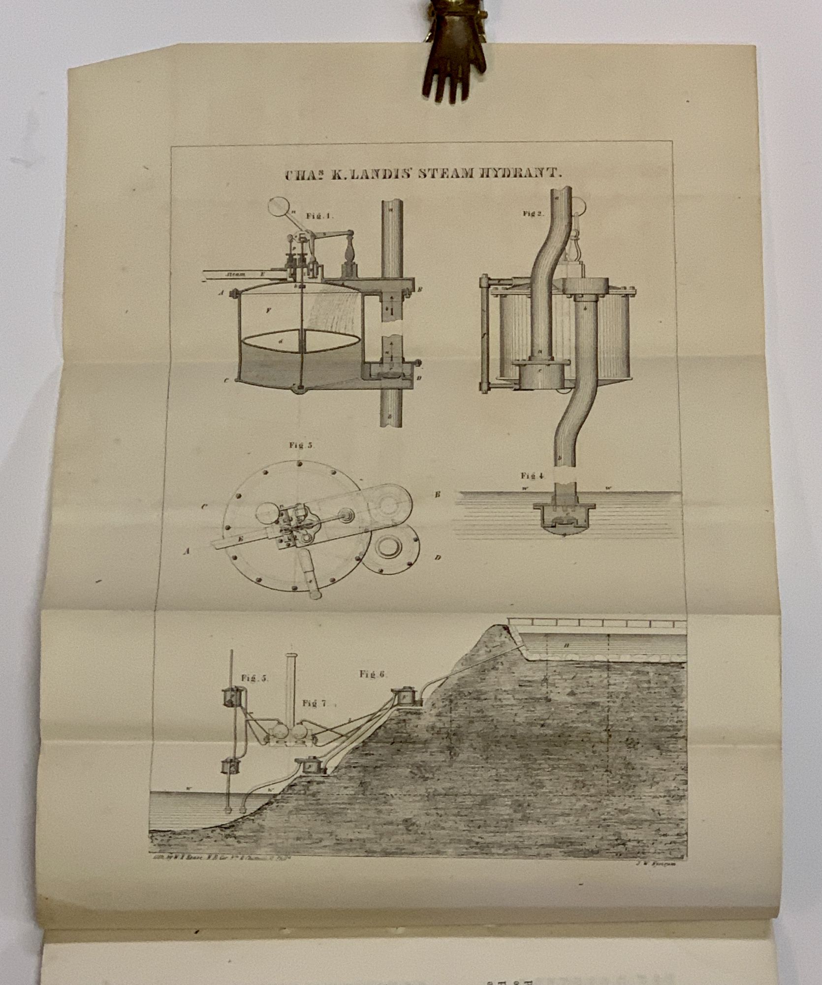 DESCRIPTION Of A STEAM HYDRANT. Invented by Charles K. Landis.; With Formulas and Examples How to Construct the Same by John W. Nystrom, Civil Engine