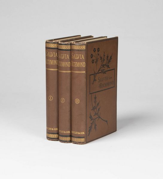 Salvia Richmond. A novel. 3 vols. WARREN, John Byrne Leicester, Third Baron de Tabley. [ ] [Couverture rigide]