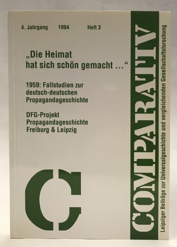 Comparativ. Leipziger Beiträge zur Universalgeschichte und vergleichenden Gesellschaftsformen, 4. Jg., Heft 3. 
