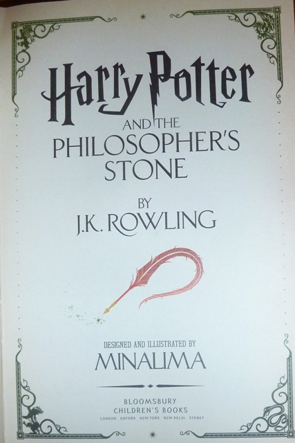 Harry Potter (MinaLima) (tome 1) - (J.K Rowling) - Fantastique [CANAL-BD]