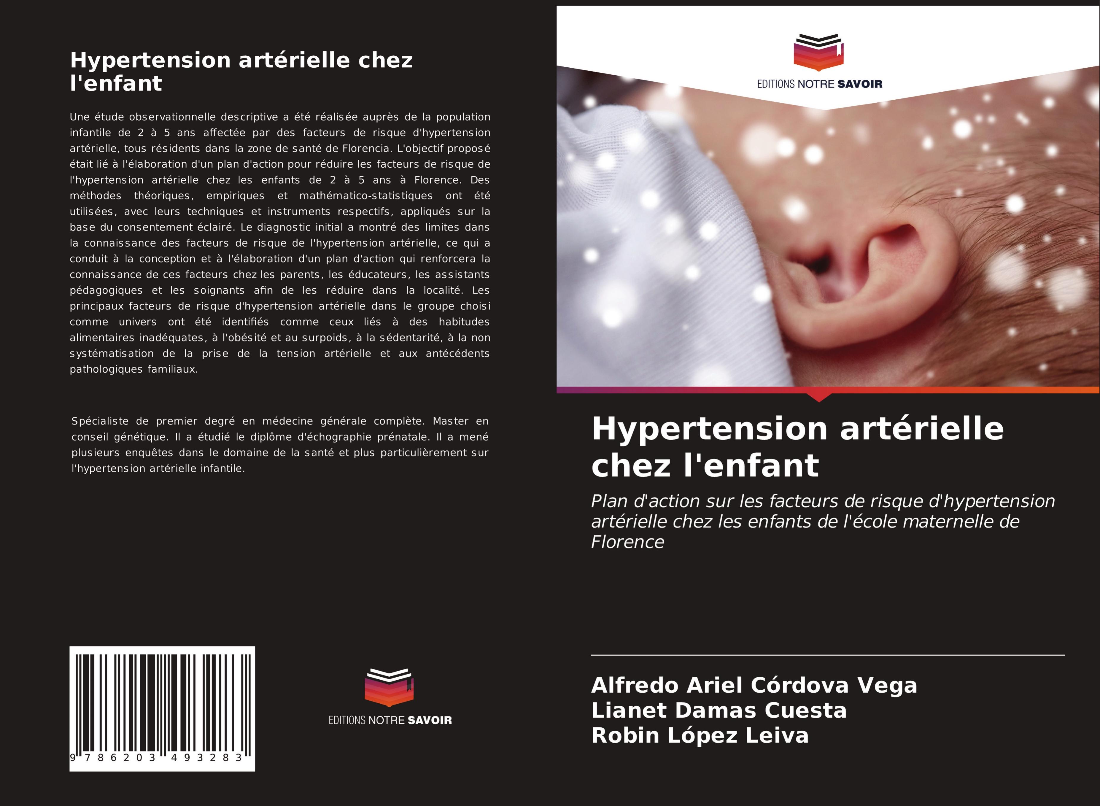 Hypertension artÃƒÂ©rielle chez l\\'enfant - CÃƒÂ³rdova Vega, Alfredo Ariel|Damas Cuesta, Lianet|LÃƒÂ³pez Leiva, Robin