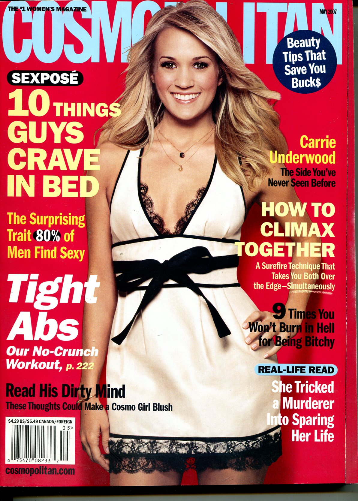 Cosmopolitan 3/2007-Carrie Underwood-#1 ...