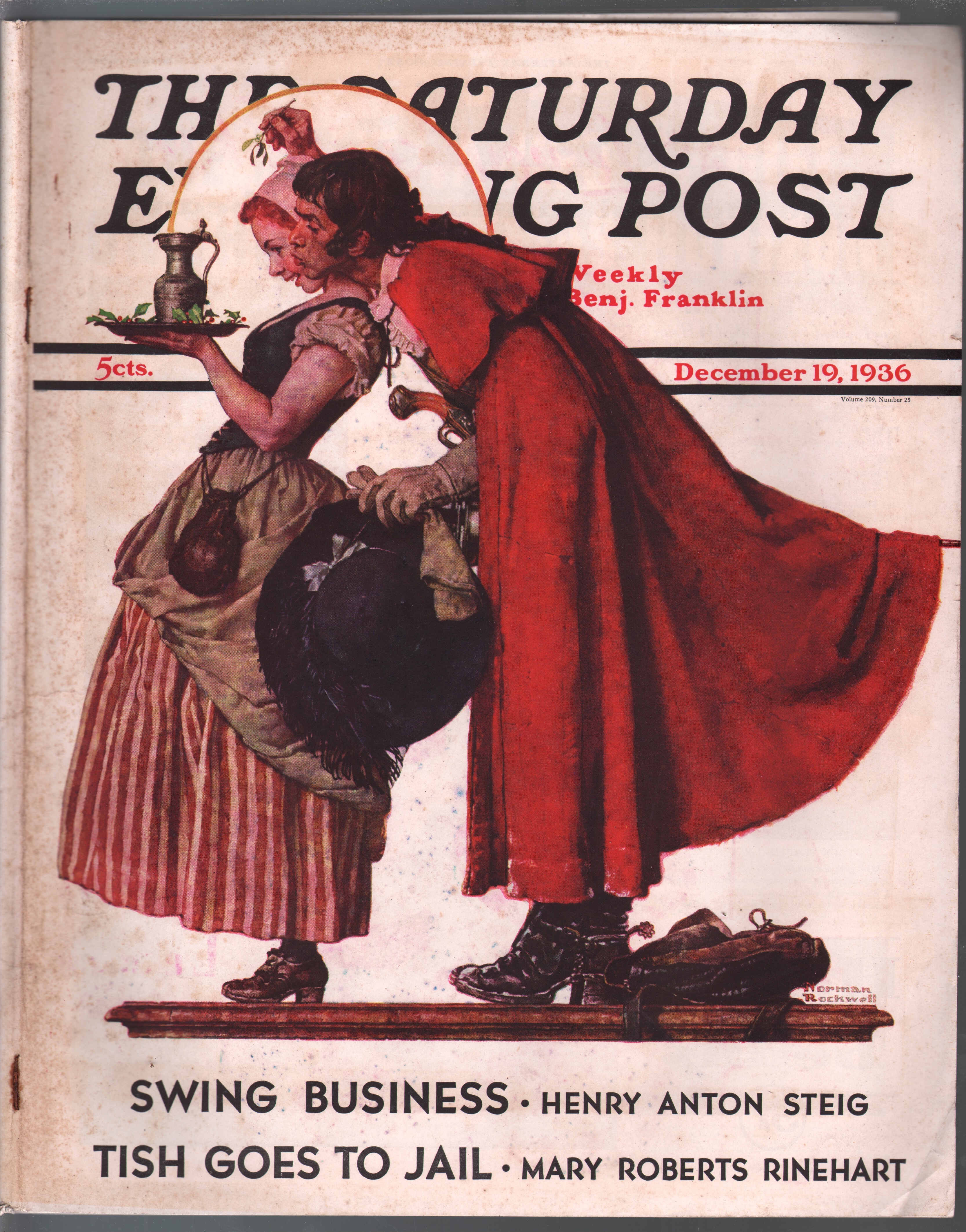 DEC 12 1936 SATURDAY EVENING POST magazine AUTUMN 