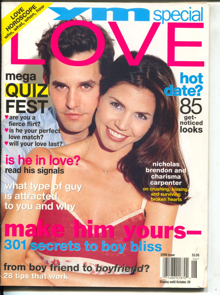 Ym Love Special 1998 Nicholas Brendon Tv Fashion Beauty 1998 Magazine Nbsp Nbsp Periodical Dta Collectibles