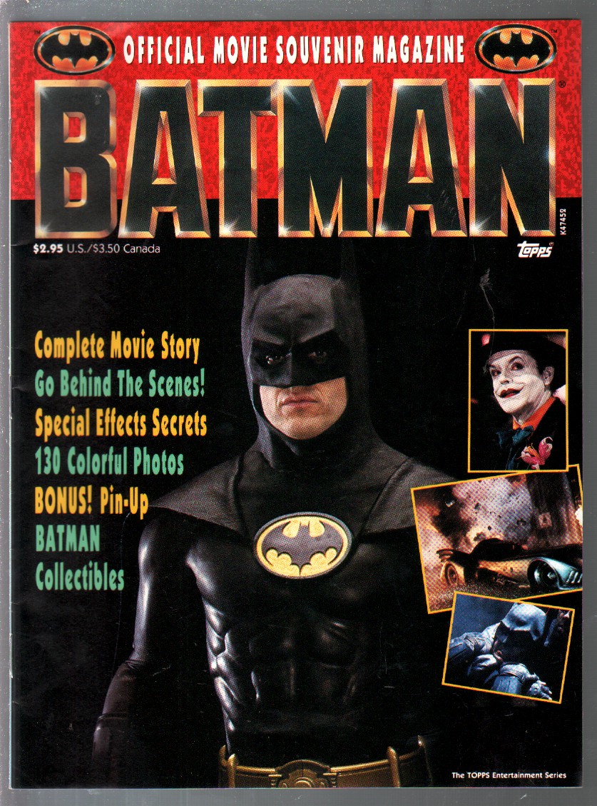 Batman Official Souvenir Magazine #1 1989-Michael Keaton-Kim Basinger-VF:  (1989) Magazine / Periodical | DTA Collectibles